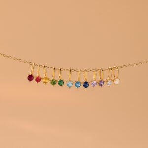 Dainty Birthstone Charm