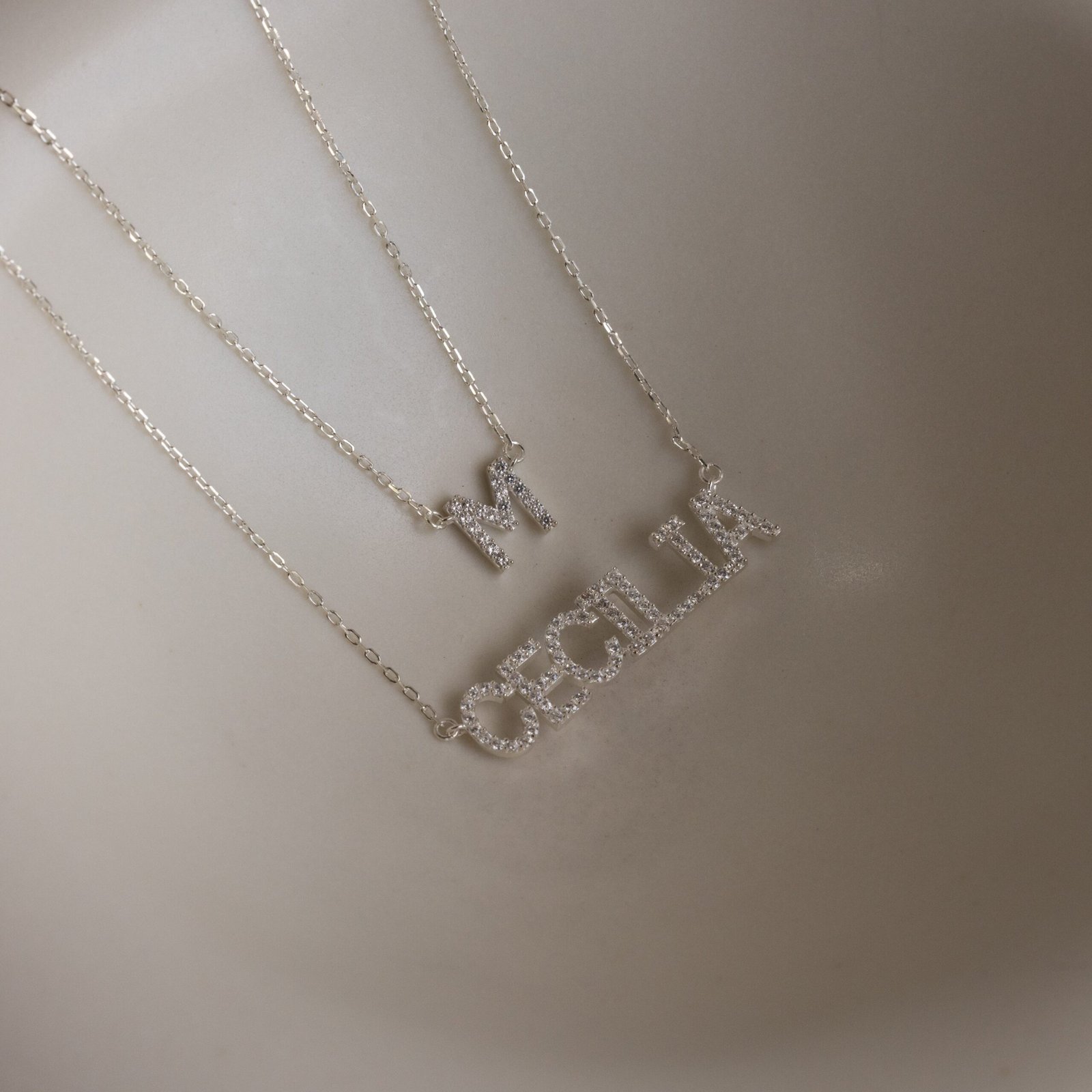 Pave Name Necklace