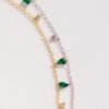Larissa Emerald Station Necklace