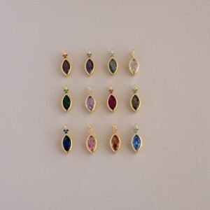 Marquise Birthstone Charms