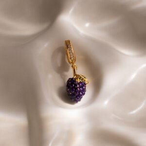 Amethyst Grape Charm
