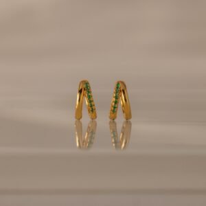 Amelia Duo Emerald Huggies