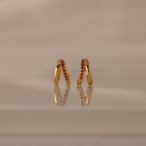 Amelia Duo Ruby Huggies