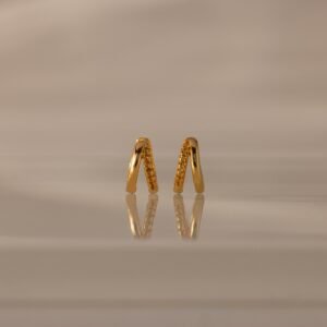 Amelia Duo Topaz Huggies