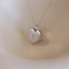 North Star Heart Locket Necklace