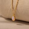 Opal Pendant Necklace
