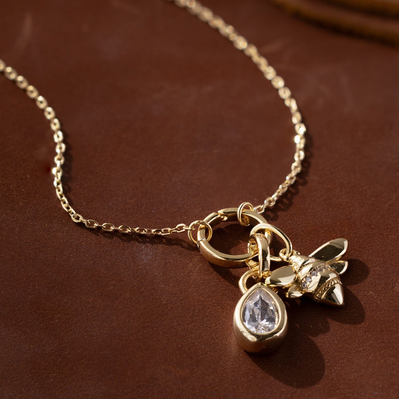 Large Rolo Clasp Necklace