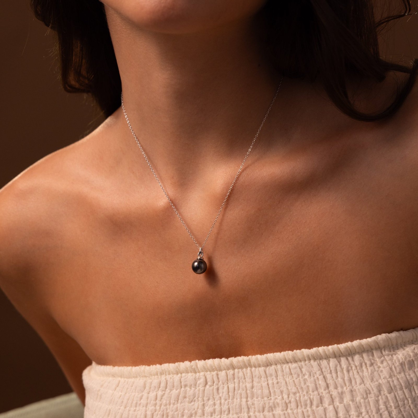 Midnight Pearl Necklace