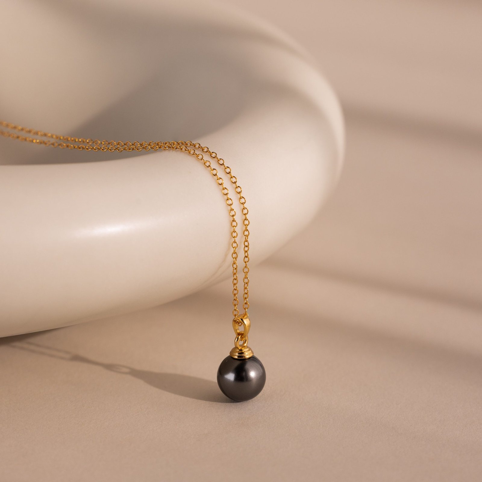 Midnight Pearl Necklace