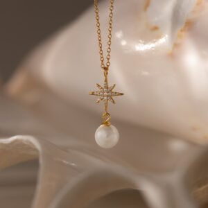 North Star Pearl Necklace