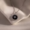 Onyx Star Pendant Necklace