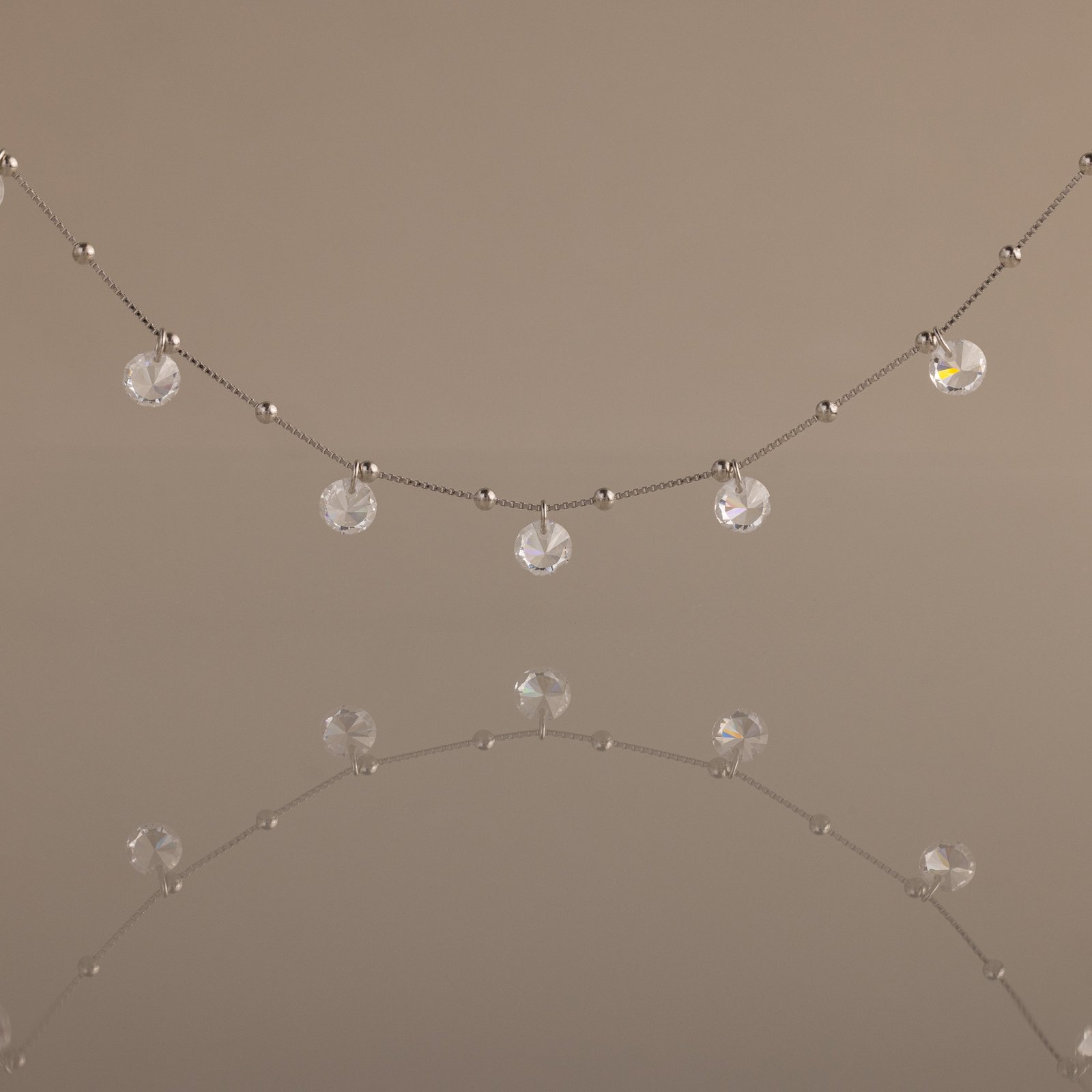 Satellite Diamond Necklace