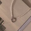 Pearl Chain Clasp Necklace