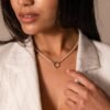 Pearl Chain Clasp Necklace