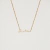 Venice Name Necklace in Box Chain