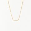 Pave Bar Necklace