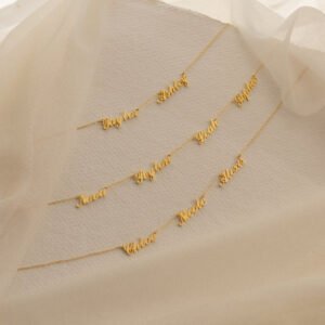 Carrie Multiple Name Necklace