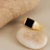 Black Signet Ring