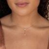 Leena Diamond Lariat Necklace