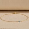 Baguette Birthstone Bracelet