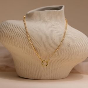 Diamond Tennis Clasp Necklace
