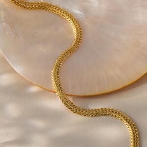 Thick Mesh Chain Necklace