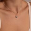 Puff Heart Charm Necklace