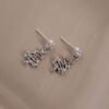 Holiday Diamond Tree Studs