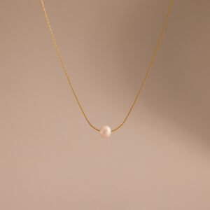 Tiny Pearl Dot Necklace