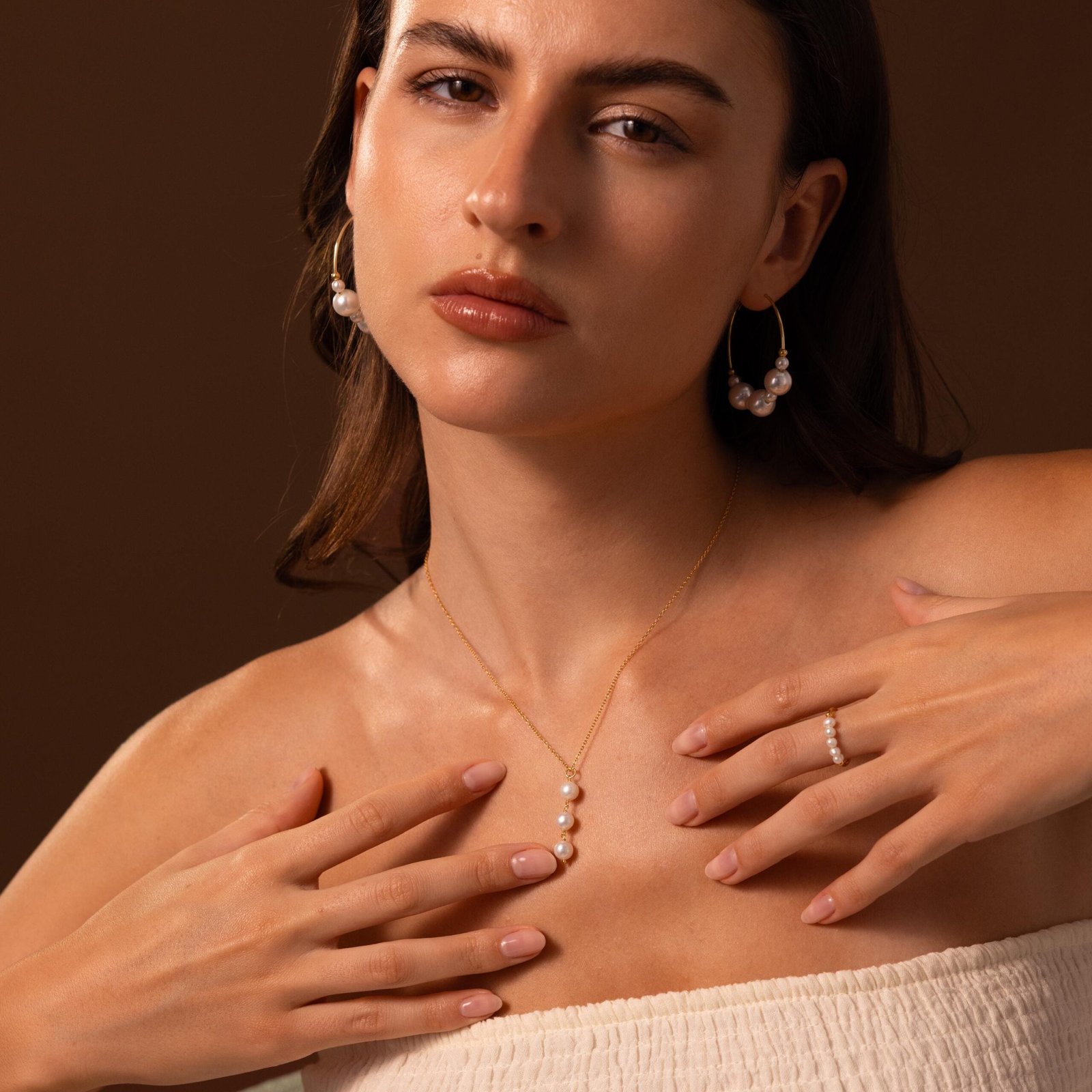 Pearl Cascade Necklace