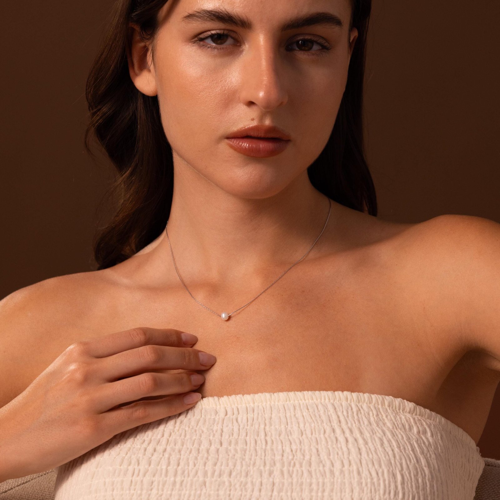 Tiny Pearl Dot Necklace