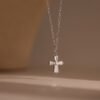 Art Deco Cross Necklace
