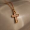 Opal Cross Necklace