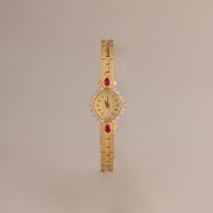 Art Deco Ruby Timepiece